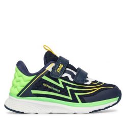 Sneakersy Primigi. Niebieskie trampki i tenisówki chłopięce Primigi, bez wzorów, bez zapięcia. Za 189.99 zł.