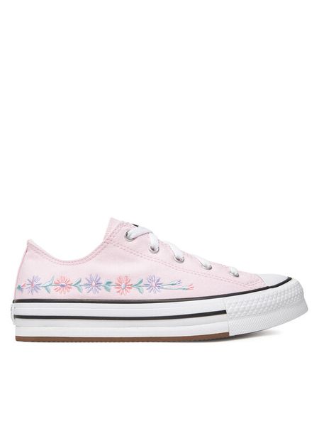 Converse Trampki All Star EVA Lift Platform Florals A14995C Różowy. Czerwone trampki i tenisówki dziewczęce Converse, bez wzorów, z materiału, bez zapięcia. Za 199.99 zł.