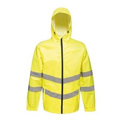 Męska Kurtka Robocza Odlaskowa Packaway. Żółte kurtki sportowe męskie Regatta, l, bez wzorów, trekkingowe. Za 196.99 zł.