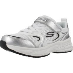 Buty SKECHERS RETRO GRAPH Biały. Białe obuwie sportowe damskie Skechers, na fitness i siłownię. Za 210.99 zł.