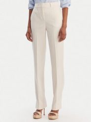 Marella Spodnie materiałowe Pagina 2613131081 Biały Slim Fit. Białe spodnie materiałowe damskie Marella, bez wzorów, z materiału. Za 669.99 zł.