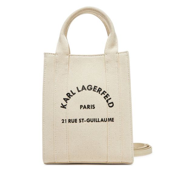 Torebka KARL LAGERFELD. Brązowe torebki do ręki damskie KARL LAGERFELD, bez wzorów, klasyczne, bez dodatków. Za 279.99 zł.