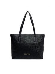 Valentino Torebka Gynevra Re VBSA6801 Czarny. Czarne torebki do ręki damskie Valentino, bez wzorów, ze skóry, bez dodatków. Za 749.99 zł.