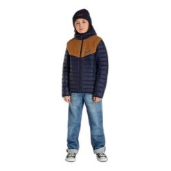 Dziecięca kurtka puchowa Protest Prtduco. Niebieskie kurtki i płaszcze dla chłopców Protest, na zimę, bez wzorów, z materiału, eleganckie, bez kaptura. Za 385.90 zł.