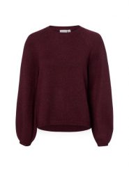 Vila bluzka z dzianiny Kobiety lila, XS. Bluzki damskie Vila, xs, bez wzorów, z dzianiny, eleganckie, bez kołnierzyka, bez ramiączek. Za 199.95 zł.