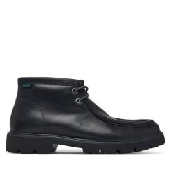 Trzewiki Clarks. Czarne botki męskie Clarks, bez wzorów, bez zapięcia. Za 519.99 zł.