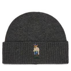 Czapka Polo Ralph Lauren. Szare czapki i kapelusze męskie Polo Ralph Lauren, na zimę, bez wzorów. Za 689.99 zł.