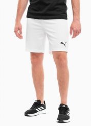 Szorty Puma teamRISE. Białe krótkie spodenki sportowe męskie Puma, m, bez wzorów, na fitness i siłownię. Za 134.50 zł.
