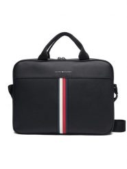 Tommy Hilfiger Torba na laptopa Th Metro Computer Bag AM0AM14517 Czarny. Czarne torby na laptopa męskie Tommy Hilfiger, bez wzorów, ze skóry. Za 569.99 zł.