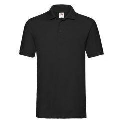 Męska Koszulka Polo Premium. Szare koszulki polo męskie Fruit of the Loom, l, bez wzorów, bez ramiączek. Za 65.99 zł.
