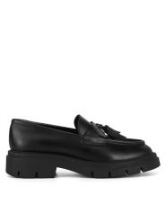 Gino Rossi Loafersy GRACE-I24-26375NB Czarny. Czarne mokasyny damskie Gino Rossi, ze skóry. Za 279.99 zł.