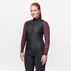 Koszulka rowerowa szosowa damska Van Rysel EDR długi rękaw. Czarne bluzy sportowe damskie VAN RYSEL, xs, bez wzorów, z materiału, bez kołnierzyka, bez ramiączek, rowerowe. W wyprzedaży za 139.99 zł.