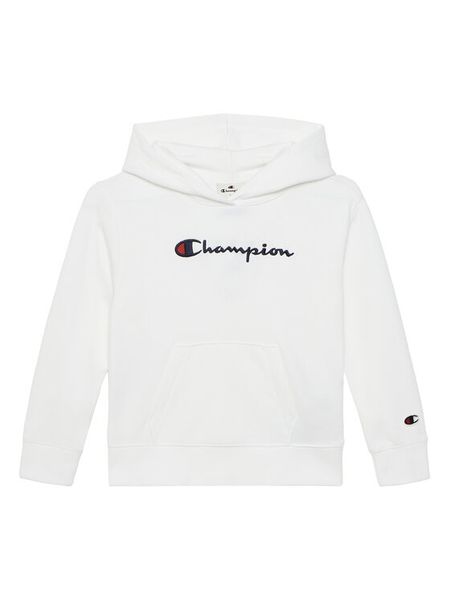 Champion Bluza 405076 Biały Standard Fit. Białe bluzy dla dziewczynek Champion, bez wzorów, z bawełny, bez ramiączek, bez kaptura. Za 69.99 zł.