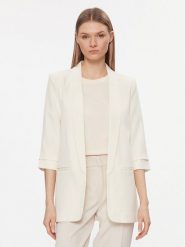 ONLY Marynarka Elly 15197451 Biały Regular Fit. Białe żakiety damskie Only, bez wzorów, z syntetyku. Za 119.99 zł.