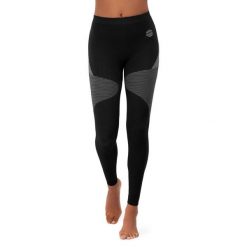 Legginsy kompresyjne do sportów zimowych damskie SIROKO Ultradry. Czarne bielizna termoaktywna damska SIROKO, xl, bez wzorów, z elastanu, bez ramiączek. Za 106.00 zł.