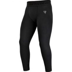 Legginsy RDX T15 Compression. Czarne bielizna termoaktywna damska RDX SPORTS, bez wzorów, bez ramiączek. Za 89.99 zł.