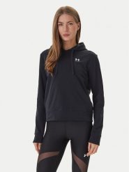 Under Armour Bluza UA Sport Terry 6011015 Czarny Regular Fit. Czarne bluzy damskie Under Armour, xs, bez wzorów, z bawełny, bez kaptura. Za 249.99 zł.