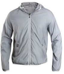 Clique Hardy Reflective Kurtka męska – wiatrówka z powłoką odblaskową. Szare kurtki męskie CLIQUE, m, bez wzorów, z kapturem. Za 338.38 zł.