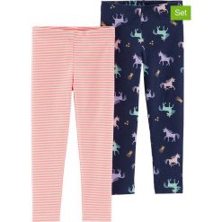 Legginsy (2 pary) w kolorze różowym i granatowym. Czerwone legginsy dla dziewczynek marki Carter´s. W wyprzedaży za 49.95 zł.