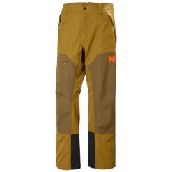 Spodnie narciarskie Helly Hansen Emiko Shell. Brązowe spodnie snowboardowe męskie Helly Hansen, m, bez wzorów, narciarskie. W wyprzedaży za 876.00 zł.