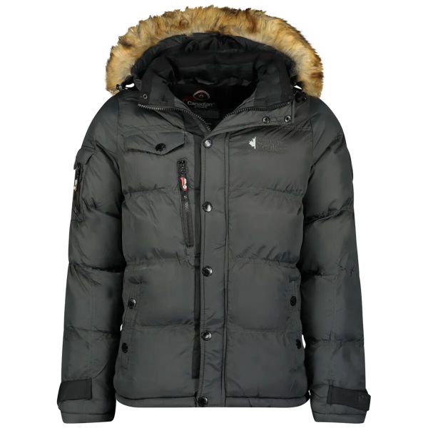 Parka Canadian Peak Bukkateak 001. Szare parki męskie Canadian Peak, na zimę, l, bez wzorów, bez kaptura. Za 336.00 zł.
