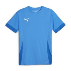 Koszulka męska PUMA T-shirt Bluzka Sportowa Treningowa DryCELL. Niebieskie koszulki sportowe męskie Puma, m, bez wzorów, z jersey, sportowe, bez kołnierzyka. Za 80.99 zł.
