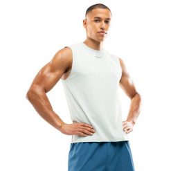 Męska koszulka do biegania bez rękawów Fitness Siroko Paine Mint. Zielone koszulki sportowe męskie SIROKO, l, bez wzorów, bez kołnierzyka, bez ramiączek, do biegania. Za 148.00 zł.