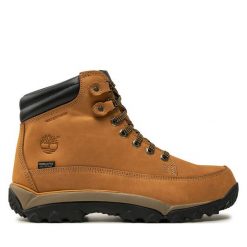 Trapery Timberland. Żółte śniegowce i trapery męskie Timberland, bez zapięcia. Za 699.99 zł.