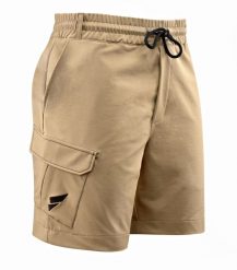 Spodenki boulderowe męskie. Brązowe krótkie spodenki sportowe męskie FELSENFEST, l, bez wzorów, z materiału, na fitness i siłownię. Za 259.99 zł.
