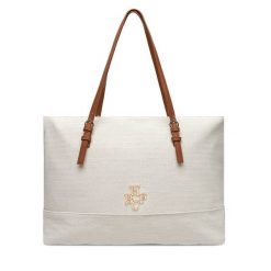 Torebka Beverly Hills Polo Club. Brązowe torebki do ręki damskie Beverly Hills Polo Club, bez wzorów, bez dodatków. Za 229.99 zł.