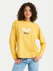 Roxy Bluzka Hangloose Art ERJZT06035 Żółty Regular Fit. Żółte swetry damskie Roxy, s, bez wzorów, z bawełny, bez kołnierzyka, bez ramiączek, bez kaptura. Za 129.99 zł.