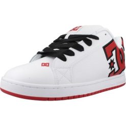 Kapcie DC COURT GRAFFIK M Biały. Białe trampki męskie DC Shoes, bez wzorów, z materiału, bez zapięcia. Za 368.99 zł.