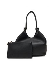 DKNY Torebka R42BAE49 Czarny. Czarne torebki do ręki damskie DKNY, bez wzorów, ze skóry, bez dodatków. Za 589.99 zł.