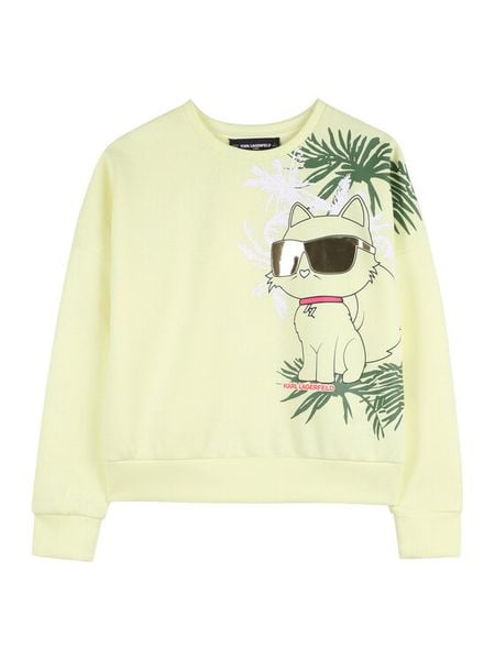 Karl Lagerfeld Kids Bluza Z31136 Żółty Regular Fit. Żółte bluzy dla dziewczynek Karl Lagerfeld Kids, bez wzorów, z syntetyku, bez ramiączek, bez kaptura. Za 375.99 zł.