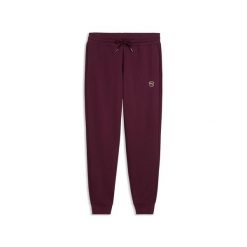 Spodnie Puma Ess Elevated Sweatpants Fl Cl Damskie. Fioletowe spodnie sportowe damskie Puma, l, z aplikacjami, z bawełny, do biegania. Za 291.99 zł.