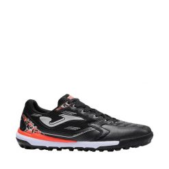 Męskie buty piłkarskie Joma Liga 5 Turf 2601 czarne. Czarne buty sportowe męskie Joma, bez zapięcia, do piłki nożnej. Za 205.99 zł.