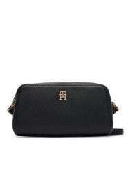 Tommy Hilfiger Torebka Th Grace Camera Bag AW0AW18863 Czarny. Czarne torebki do ręki damskie Tommy Hilfiger, bez wzorów, ze skóry, bez dodatków. Za 449.99 zł.