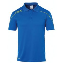 Polo Uhlsport Stream 22. Niebieskie koszulki sportowe męskie Uhlsport, s, bez wzorów, z materiału, bez kołnierzyka, bez ramiączek, na fitness i siłownię. Za 148.50 zł.