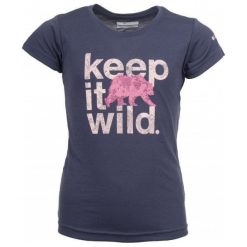 Columbia Dziewczęca Koszulka Little Canyon Tee 110 Niebieska. Bluzki dla dziewczynek marki Columbia. Za 85.00 zł.