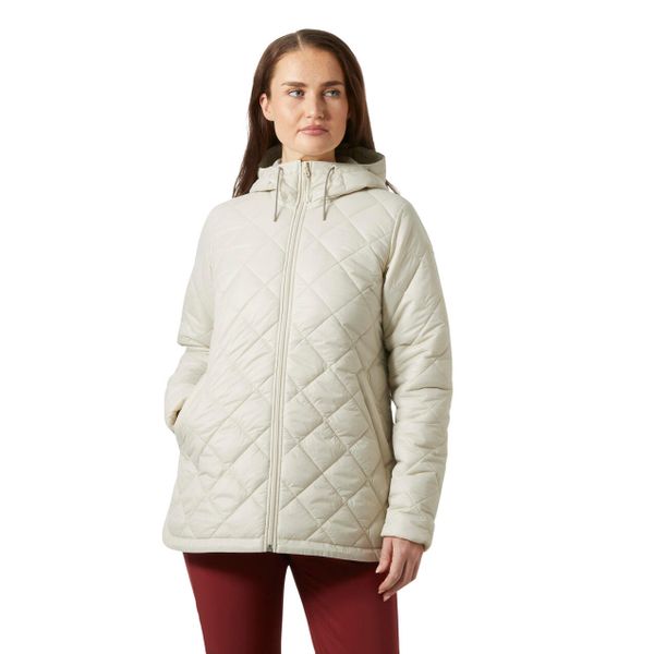 Damska kurtka turystyczna Helly Hansen Bliss Quilt. Białe kurtki damskie Helly Hansen, bez wzorów, bez kaptura, trekkingowe. Za 848.50 zł.