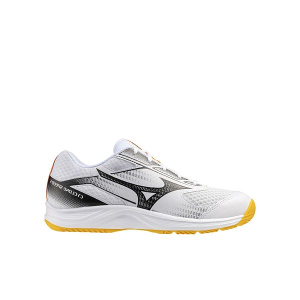 Mizuno Cyclone Speed 5 buty do piłki ręcznej. Białe obuwie sportowe damskie Mizuno, bez wzorów, do piłki ręcznej. Za 249.99 zł.