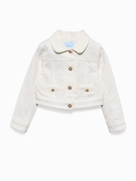 Abel & Lula Kurtka jeansowa 5395 Biały Regular Fit. Białe kurtki i płaszcze dla dziewczynek Abel & Lula, bez wzorów, z bawełny, bez kaptura. Za 319.99 zł.