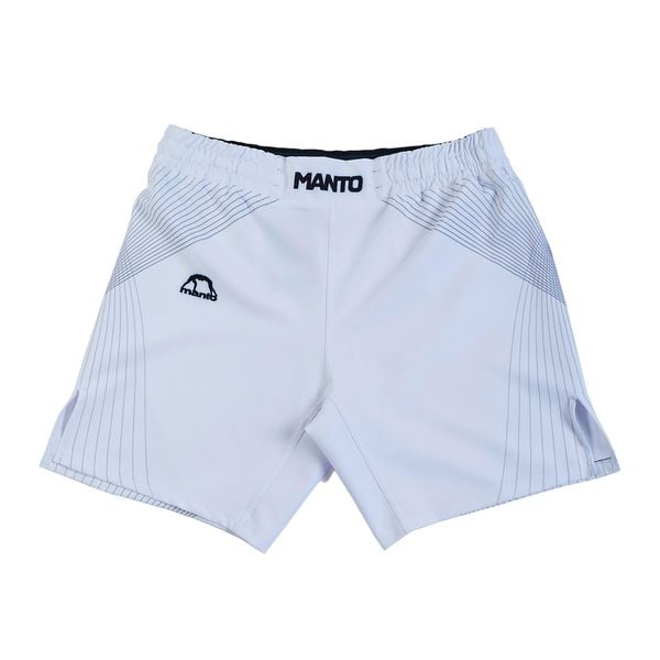 Spodenki treningowe męskie MANTO Flow. Białe krótkie spodenki sportowe męskie Manto, m, bez wzorów. Za 189.00 zł.