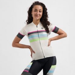 Koszulka rowerowa damska Rogelli Impress II z krótkim rękawem. Brązowe koszulki sportowe damskie Rogelli, m, bez wzorów, z elastanu, bez kołnierzyka, bez ramiączek, rowerowe. Za 293.00 zł.