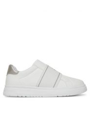 Calvin Klein Jeans Sneakersy V3A9-82017-1355 S Biały. Białe buty sportowe dziewczęce Calvin Klein Jeans, bez wzorów, z jeansu, bez zapięcia. Za 219.99 zł.
