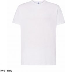 JHK TSRA170 - T-shirt męski z krótkim rękawem - biały M. Białe t-shirty męskie JHK, m, bez wzorów, bez kołnierzyka. Za 13.73 zł.