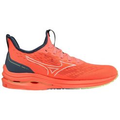 Buty biegowe Mizuno Wave Rider Neo 2 Pomarańczowy. Brązowe obuwie sportowe damskie Mizuno, bez wzorów, z materiału, do biegania, mizuno wave. Za 653.15 zł.