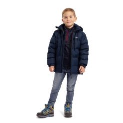 Trespass Tuff - Męski Jkt Navy. Niebieskie kurtki sportowe męskie Trespass, m, bez wzorów, z puchu, trekkingowe. W wyprzedaży za 294.10 zł.