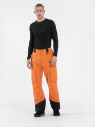 4F Spodnie snowboardowe membrana 10 000 męskie L. Brązowe spodnie snowboardowe męskie 4f, l, bez wzorów, narciarskie. Za 599.99 zł.
