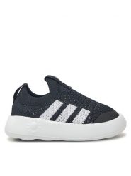 Adidas Sneakersy Bubblecomfy IH1264 Czarny. Czarne buty sportowe dziewczęce Adidas, bez wzorów, z materiału, bez zapięcia. Za 119.99 zł.